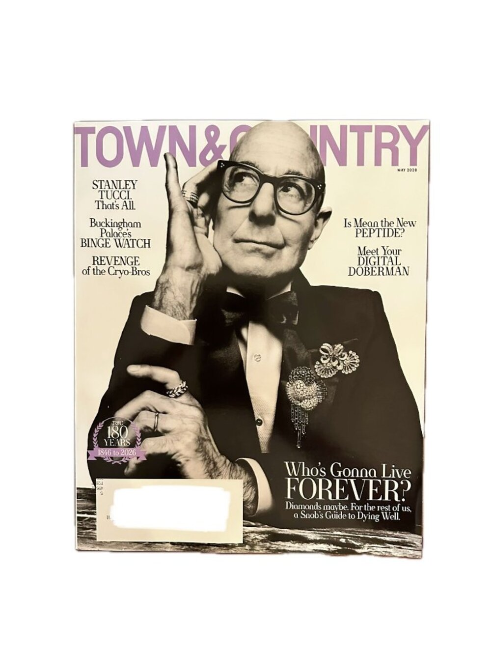 Town and Country Magazine May 2026 Stanley Tucci Snob's Guide to Dying Well